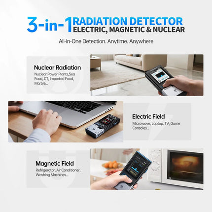 FNIRSI GC-03 Multifunctional Radiation Detector (Functions)