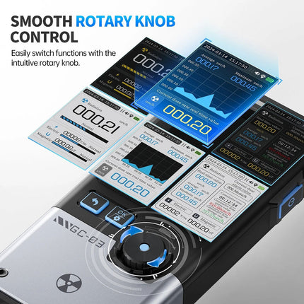 FNIRSI GC-03 Multifunctional Radiation Detector (Knob)