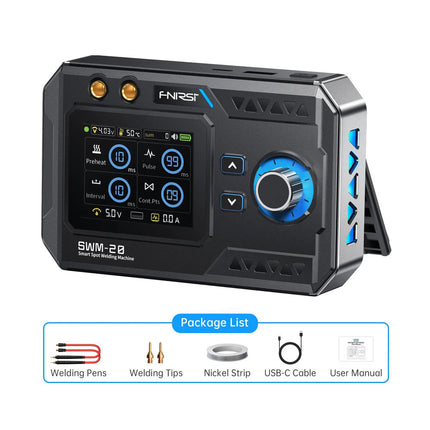FNIRSI SWM-20 Dual-Pulse Spot Welder (Included)