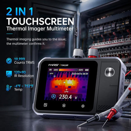 FNIRSI TDM-120P Thermal Imaging Multimeter (Features)