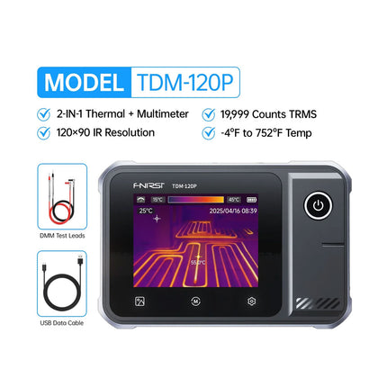 FNIRSI TDM-120P Thermal Imaging Multimeter (Included)
