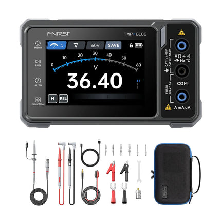 FNIRSI TMP-610S (3-in-1) Multimeter  + Oscilloscope + Signal Generator (Contents)