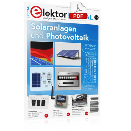 Elektor Special: Solaranlagen und Photovoltaik (PDF) - Elektor