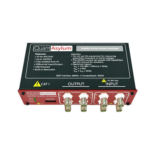 QuantAsylum QA403 24-Bit Audio Analyzer