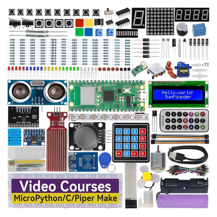 SunFounder Kepler Kit (Ultimate Starter Kit for Raspberry Pi Pico W) - Elektor