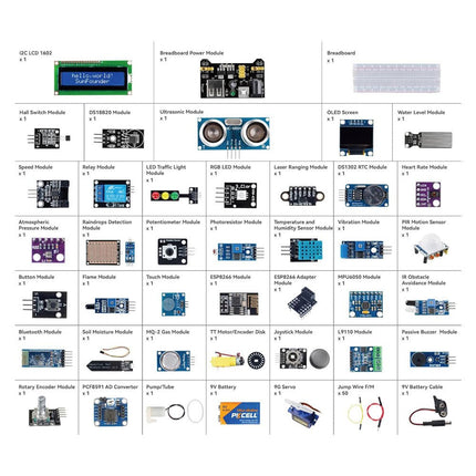 Universal Maker Sensor Bundle (Contents)